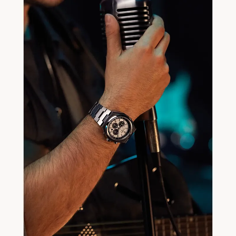 Reloj Citizen Plateado Zenshin Chrono para Caballero CA4610-85A Reloj Citizen Plateado Zenshin Chrono para Caballero CA4610-85A